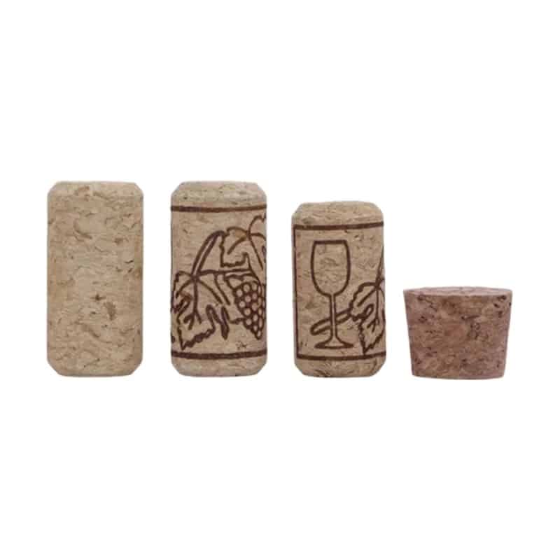 red wine wood cork