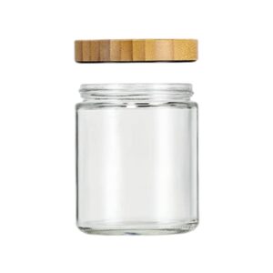 Glass Jars with Bamboo Lids