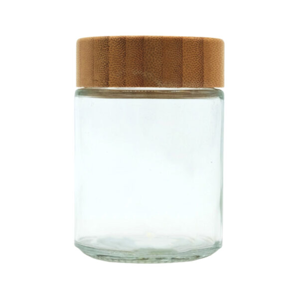 Glass Jars with Bamboo Lids