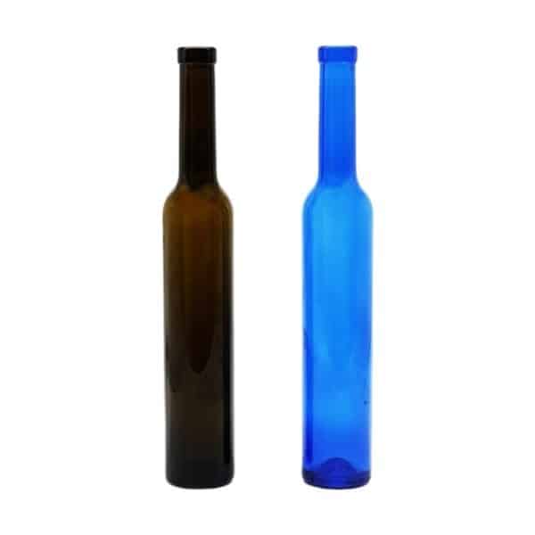 blue ice wine bottle