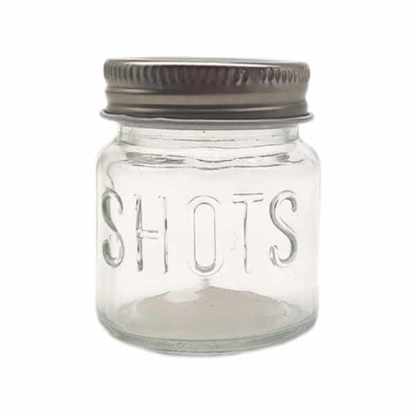 shots glass jar