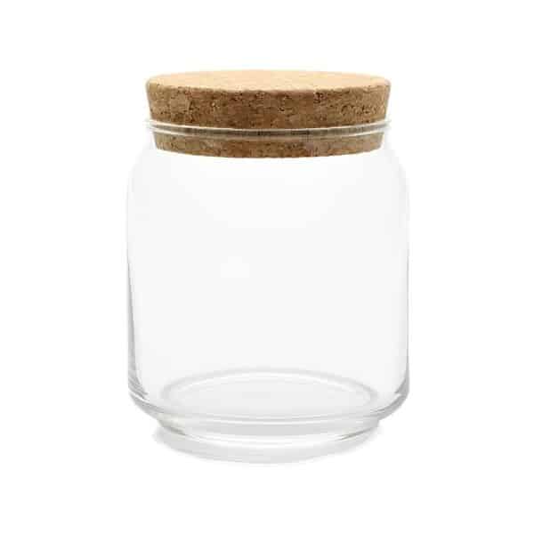 storage jar with cork