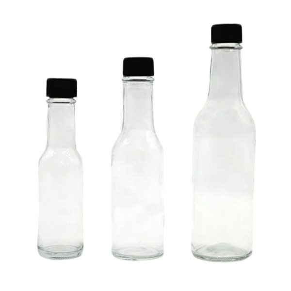 woozy glass bottle with screw cap