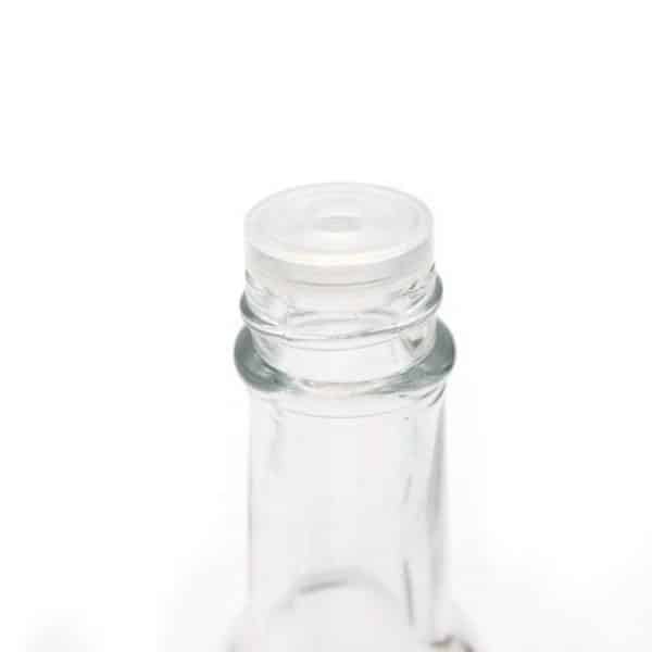 woozy glass bottle with screw cap