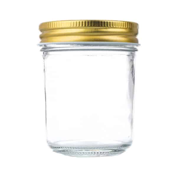 tampered glass jars