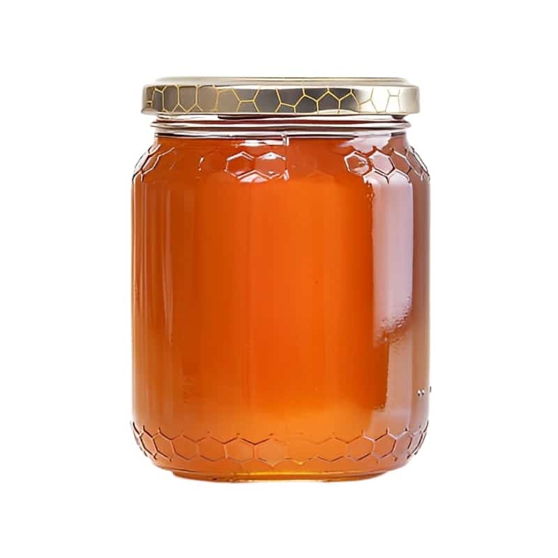 honey glass jar